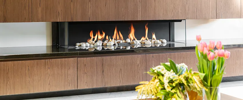 Double-height Fireplace Design Refurbishment in Ajax, Ontario